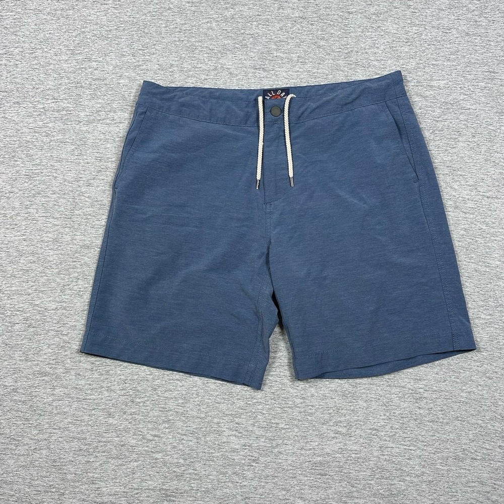 Faherty Shorts Men's Size 35 Blue All Day Hybrid Drawstring Beach Golf Outdoor